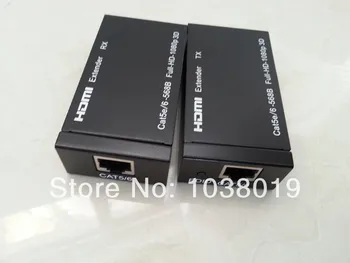 

Extender,Free Shipping,1 set/lot High Quality 1080P1.3b HDMI Extender 60m single Cat5e/6 Cables with HDMI Transmitters Reciever