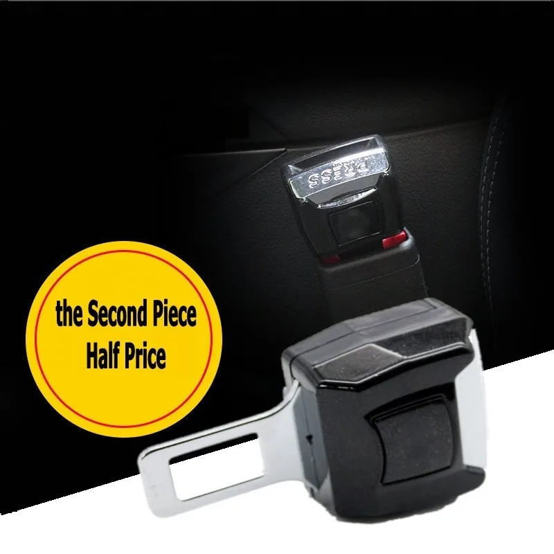 

Car Logo Vehicle Seat Belt Extension Extender Strap Safety Buckle Clip for Honda Subaru Peugeot Hyundai Jeep Mazda Buick Opel