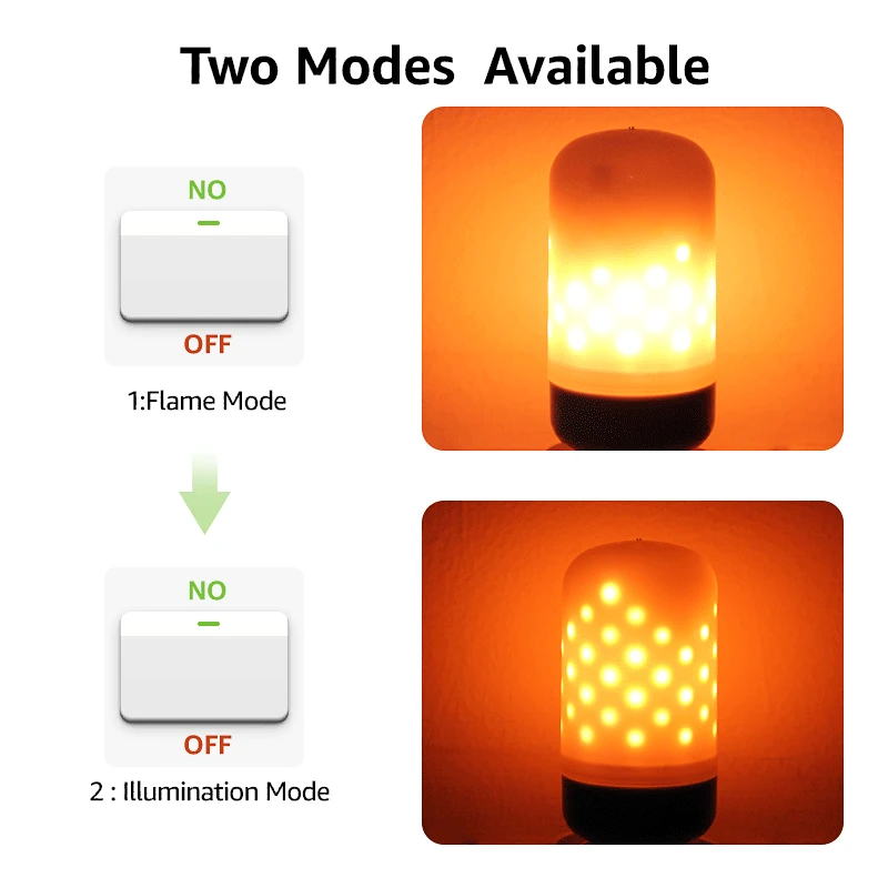 Светодиодная лампа с эффектом пламени E27 E26 E14 5 Вт SMD2835 110 В 220 В|e14 led lamp|light bulbled lamp |