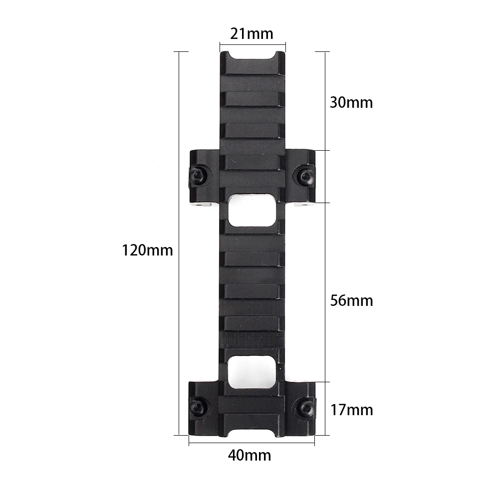 ohhunt MP5 G3 Model 3 Bidirectional Clamp Mount Low Profile 21mm Picatinny Weaver Rail Adapter Hunting Scope Rail Base (4) 