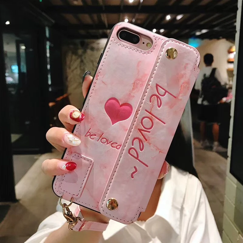 

For iPhone Case Stylish Fashion leather Phone Case Holder Stand Function can Hold Cards Changes for iPhone X Xs Max 6 8 Plus