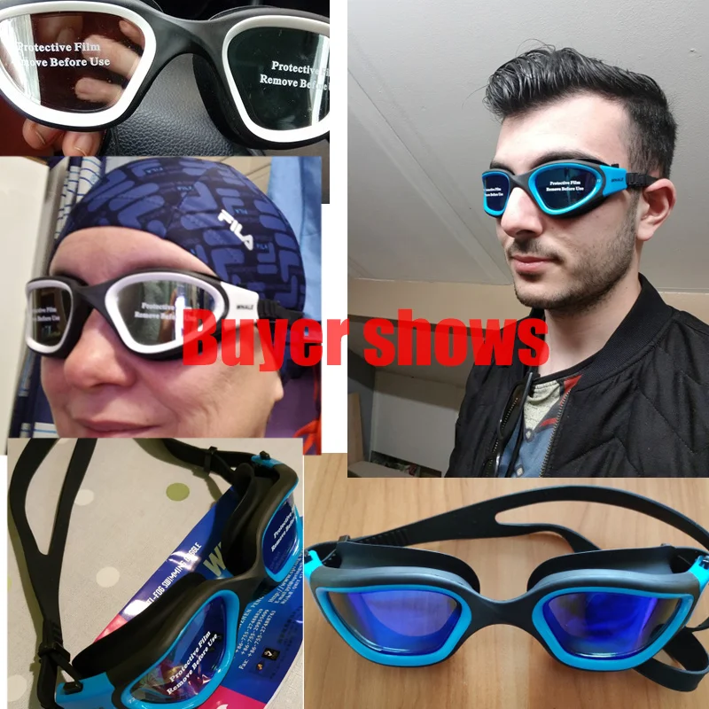 Professional Adult Anti-fog UV Protection Lens Men Women Swimming Goggles Waterproof Adjustable Silicone Swim Glasses in pool 6