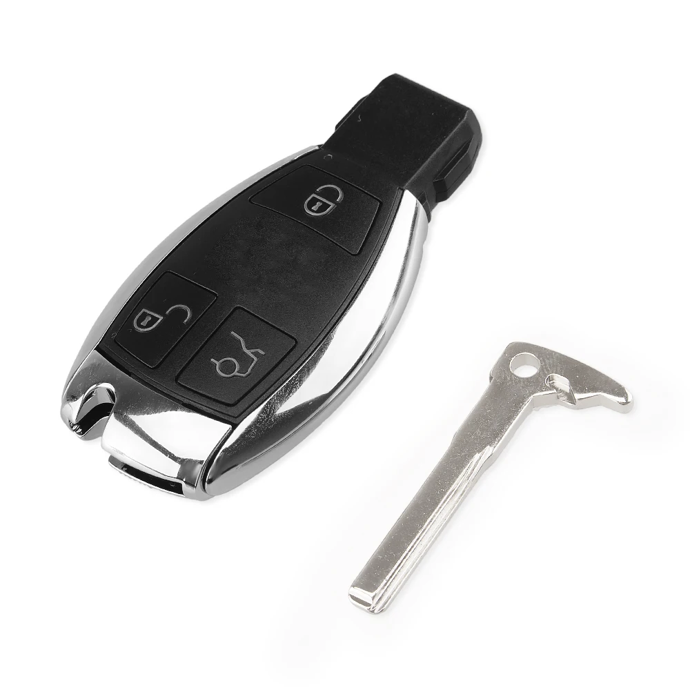 KEYYOU 3 кнопки дистанционного ключа автомобиля оболочки для Mercedes Benz Smart Key W203 W210 W211 AMG W204 C E S CLS CLK CLA SLK чехол ключ