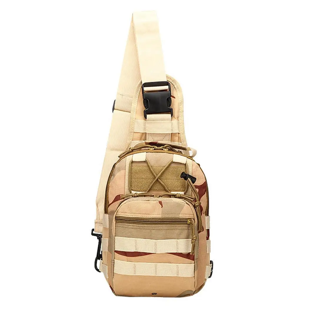 Men Casual Adjustable Print Zipper Riding 1 Shoulder Main Bag Front Pocket Handbag | Спорт и развлечения