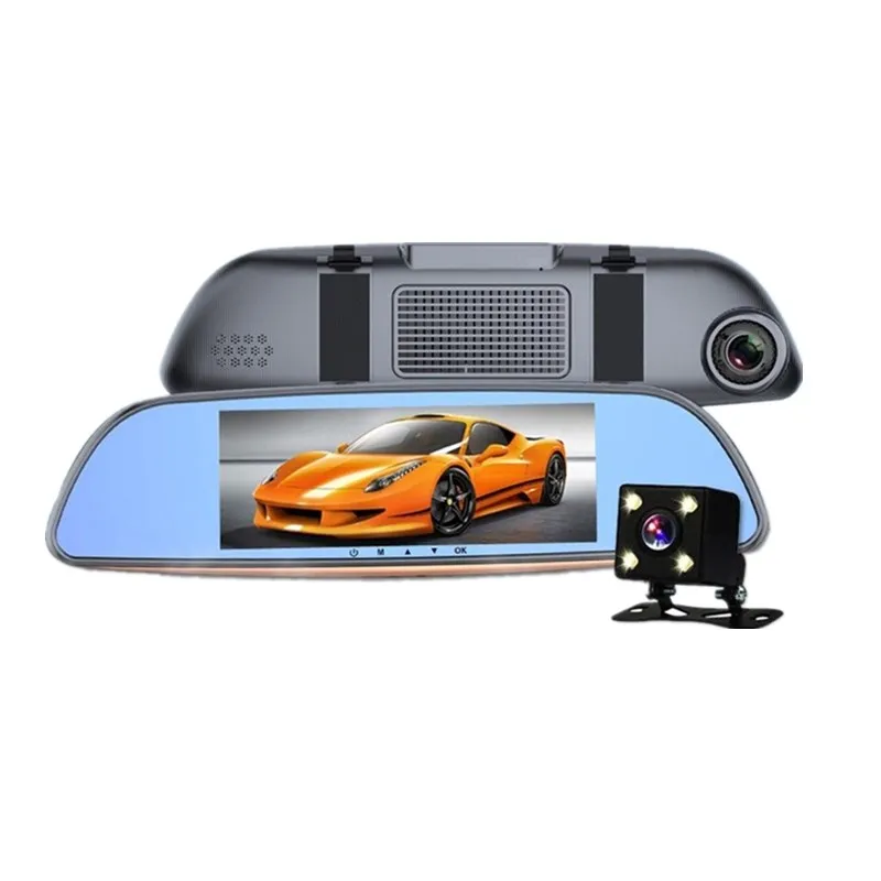 

7 inch HD display touch screen Car DVR Auto Dash Cam Rearview Mirror Digital Video Recorder Camcorder DVR camera 32G Wide angle