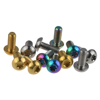 

Wanyifa 4pcs M5x12mm Titanium Ti Bottle Holder Bolt Bike Bicycle Water Bottle Cage Screw