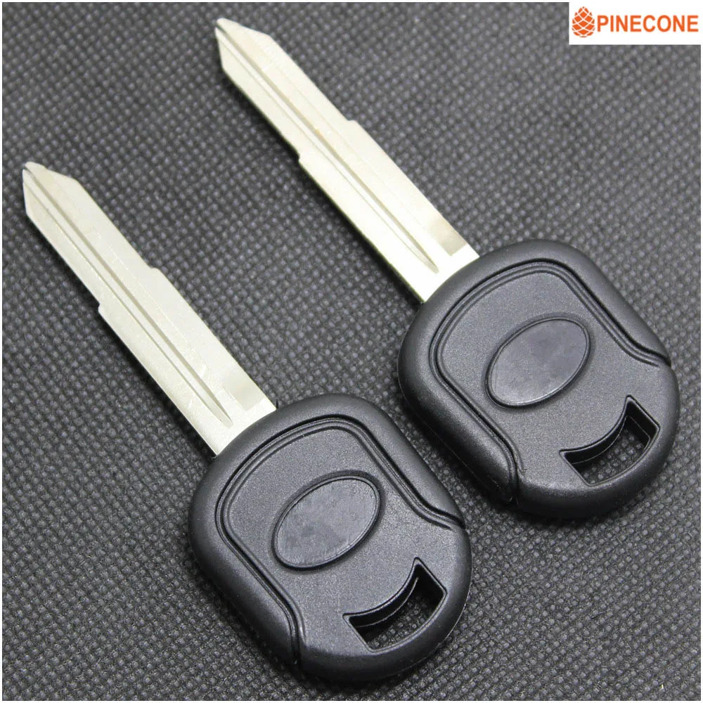 

PINECONE for FAW Xiali Car Key Case Uncut Brass Blade Replace Emergency Key Shell Casing Fob