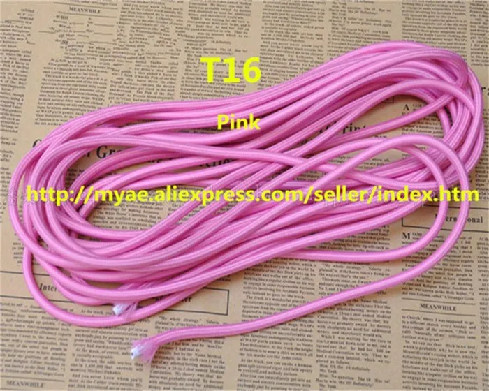 10m a lot fabric electrical cable Electric cable retro 20.75 textile woven mesh cable wire and the color blue of power lines (30)