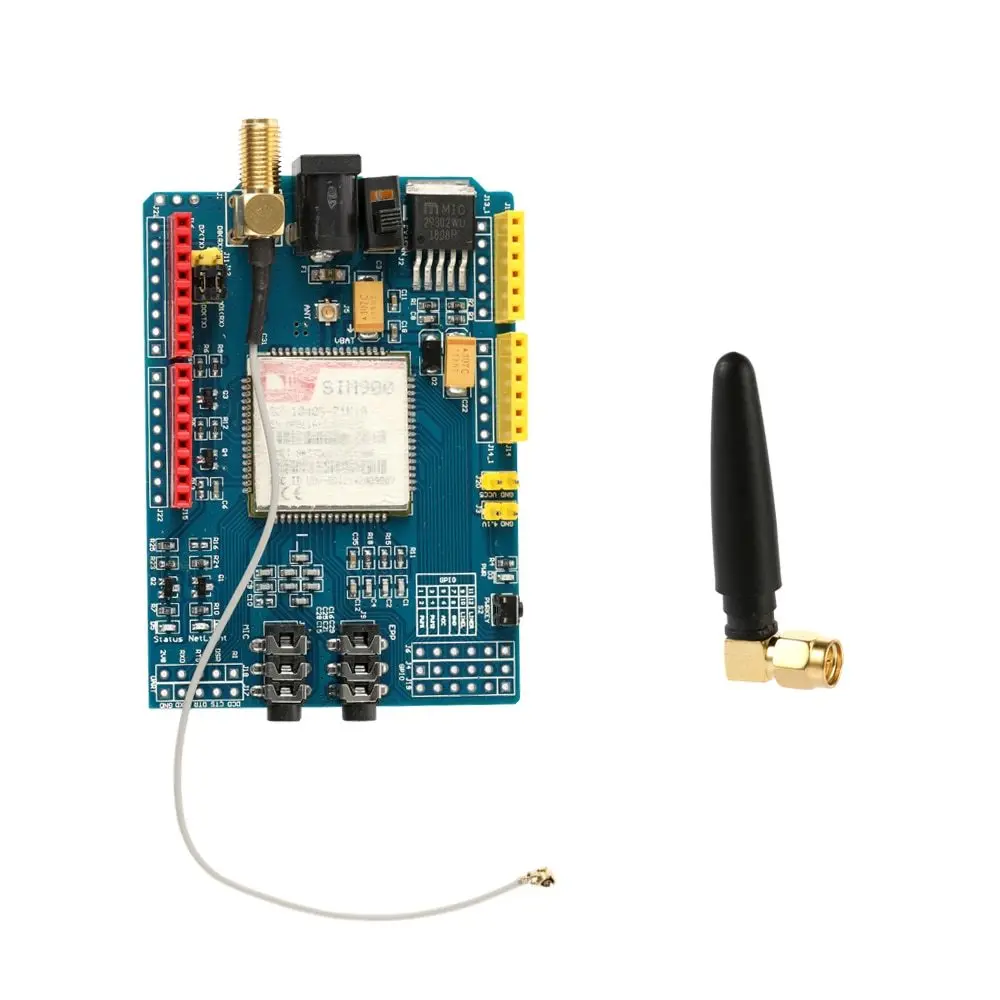 

SIM900 850/900/1800/1900 MHz GPRS/GSM Development Board Module Kit for Arduino