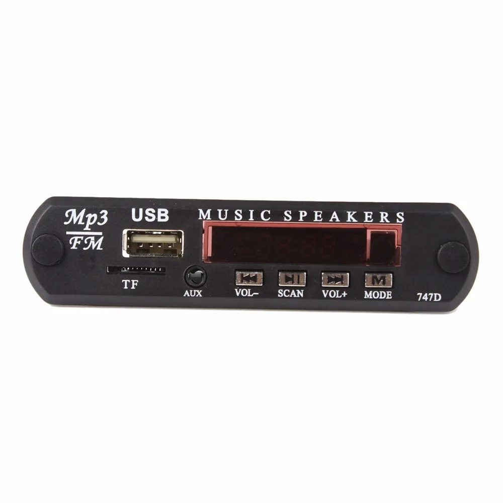 Декодер для MP3 колонок 12 В 5 плата дистанционного управления SD mp3 плеер модуль FM Usb 2