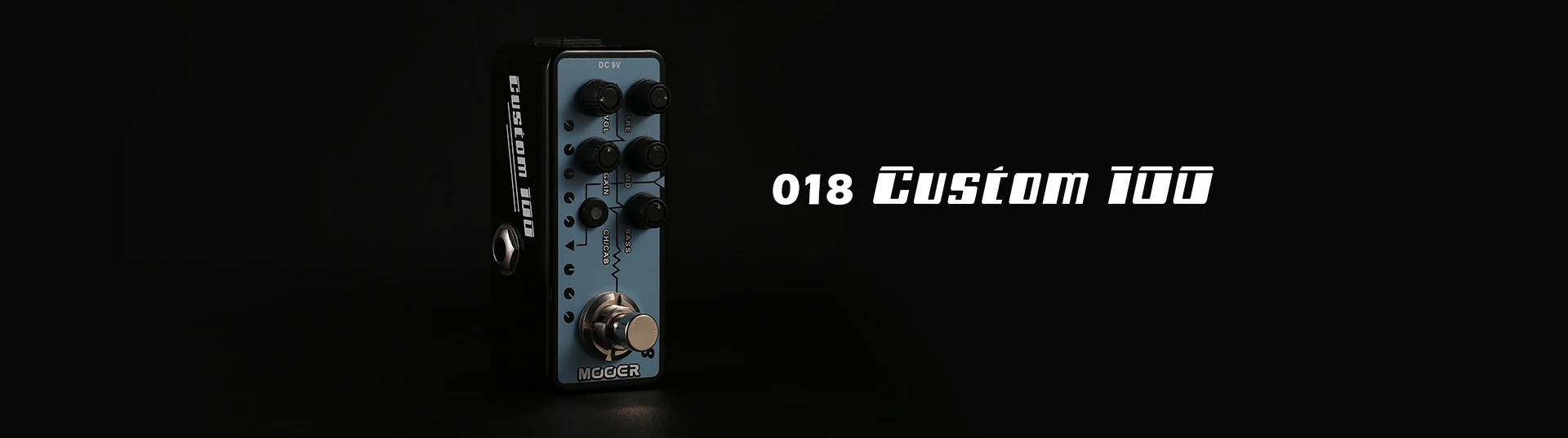 Mooer M018 пользовательские 100 эффекты электрогитары педаль шкаф динамиков аксессуары для моделирования Stompbox с высоким коэффициентом усиления