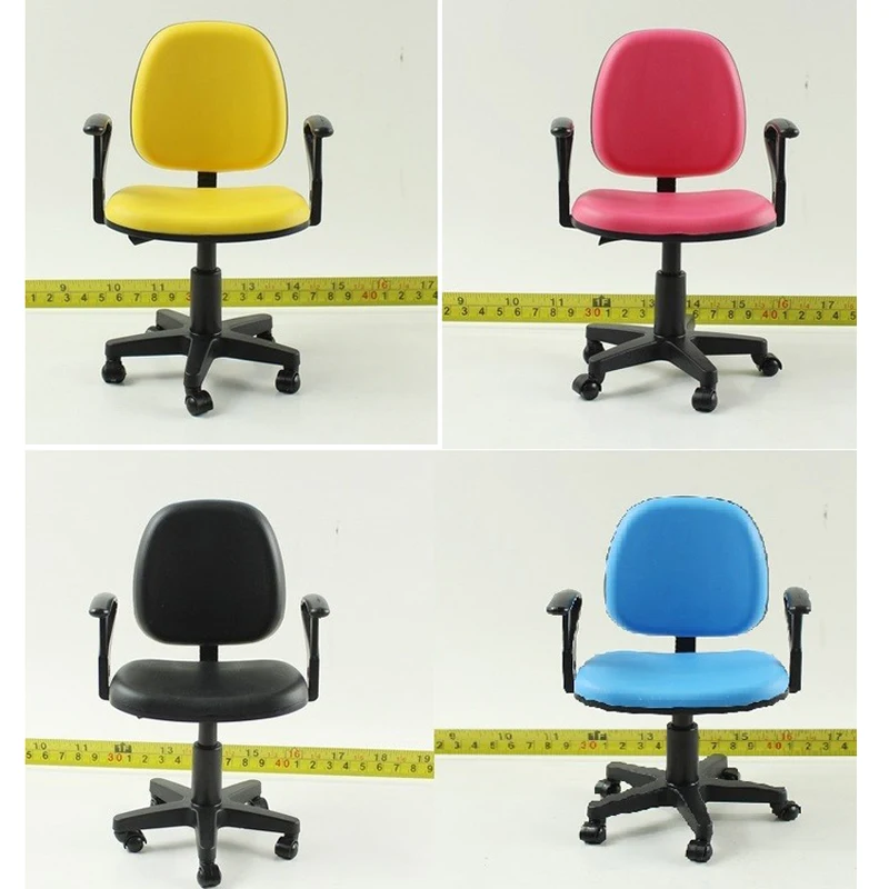 

1/6 Scale Computer Chair Swivel Chair Models for 12''Action Figures Scene Accessories
