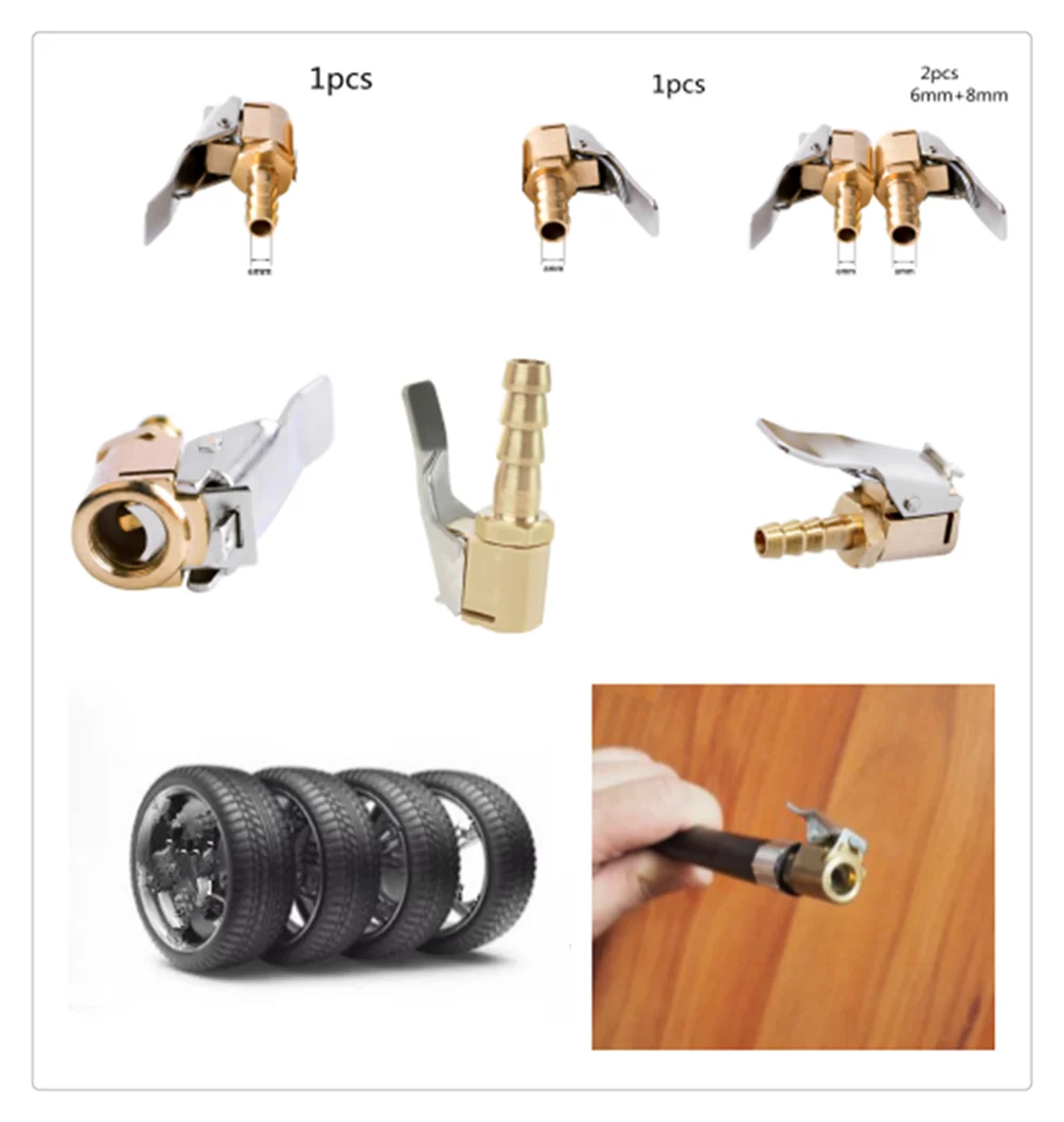 Automobile motorcycle tire valve inflatable chuck American mouth 6mm/8mm for Kawasaki ZX7R ZX7RR ZX9 ZZR1200 ER-5 | Автомобили и