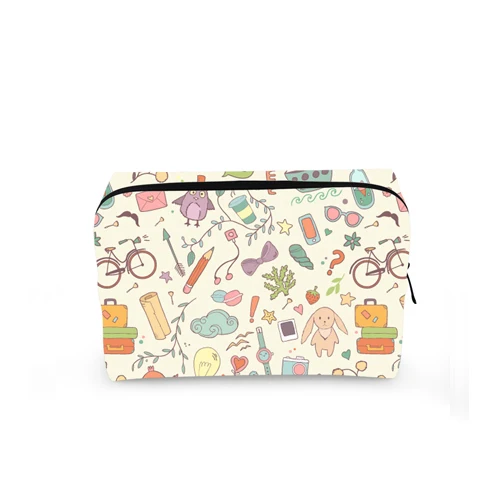 T0815BT FORUDESIGNS, свежий дизайн, сумки для макияжа для женщин, косметичка для путешествий, нессир, органайзер, держатель, сумка, милый кошелек, подарок для девочек - Цвет: T0815BT