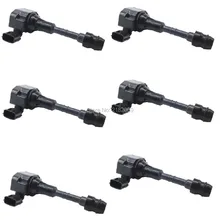Набор из 6 Катушки Зажигания для NISSAN Maxima Altima Frontier Murano Pathfinder Xterra Quest 3.5 4.0 V6 C1406 UF349 22448-8J115