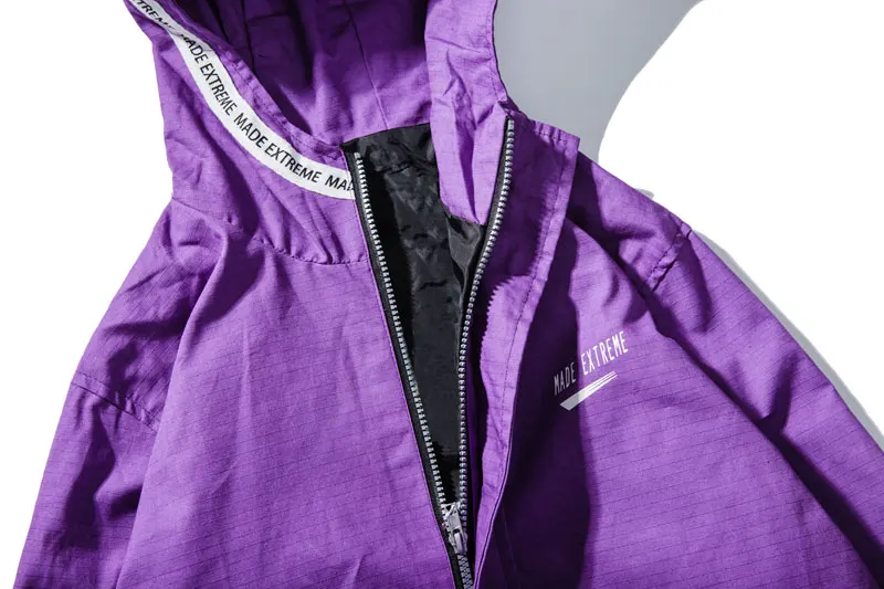Front Pocket Half Zip Hooded Windbreaker Jacket 6