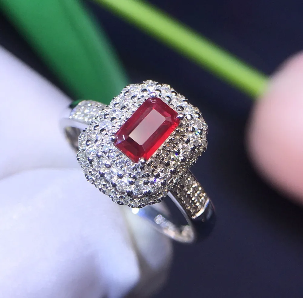 Large 6 Ct Red Ruby Ring Women Wedding Birthday Holiday Jewelry Gift Nickel Free Large 6 Ct Red Ruby Ring Women Wedding Birthday Holiday Jewelry Gift Nickel Free