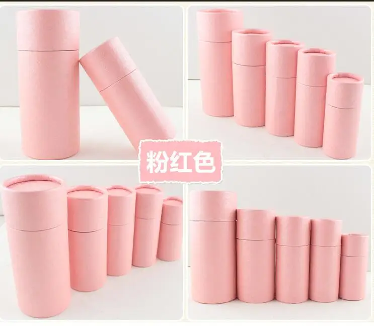 

10pcs Kraft Paper Cardboard Box Tube Jewelry Box Cosmetics Gift Box Essential Oils Bottles Packaging Box
