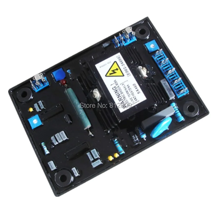 Синий Автоматический регулятор напряжения AVR SX460 для генератора 12972 стабилизатор