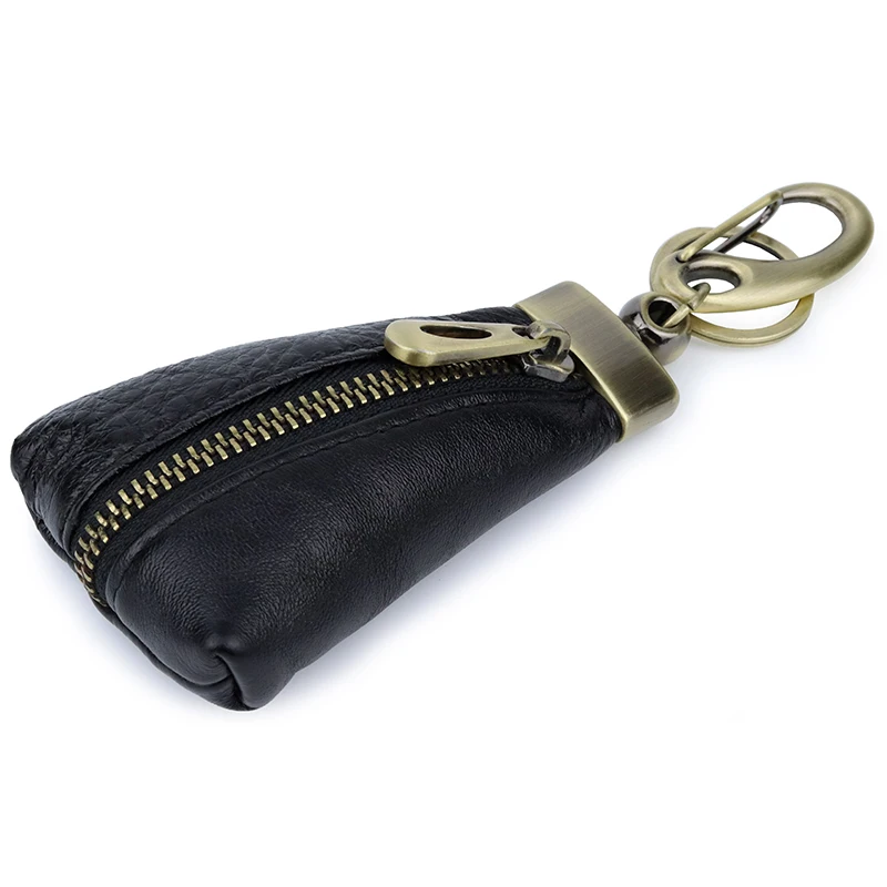 

2019 Brand New design organized High Quality Genuine Leather Key Smart Wallet DIY Car Keychain EDC Pocket Key Holder Keys