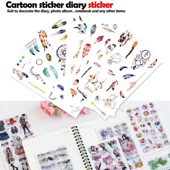 

And paper stickers, pocket book collage series, creative daily DIY decorative stickers, retro leisure travel