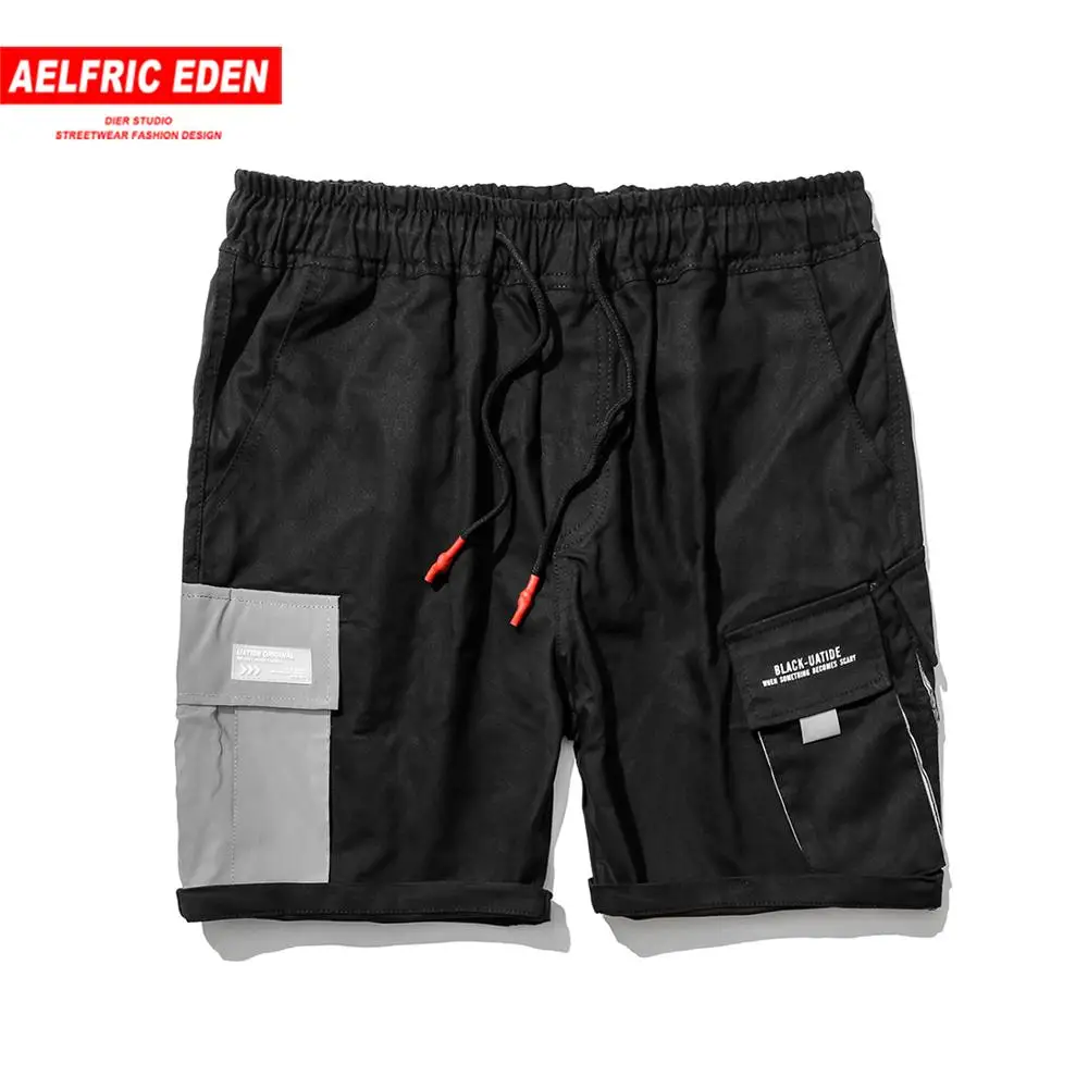 Aelfric Eden бренд Уличная Повседневная х/б мужские шорты свободные прямые до колена джоггеры спортивные штаны мужские укороченные шорты