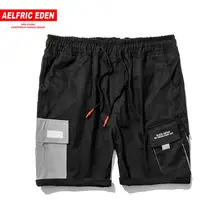 Aelfric Eden бренд Уличная Повседневная х/б мужские шорты свободные прямые до колена джоггеры спортивные штаны мужские укороченные шорты