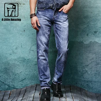 

Brand Mens Jeans Straight Cotton Jeans For Men High End Denim ALA MASTER Jeans Men Fashion Designer Pants 38 size