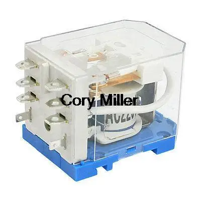 

JQX-40F-2Z Coil Voltage 8 Pin DPDT 40A Electronmagnetic Relay
