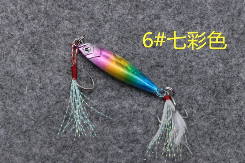 Mini Jig Slow Pitch Jigging Lure 10g 15g 20g Long Cast Metal Fishing jig Sinking Saltwater Fishing Tackle