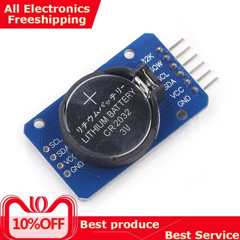 

For Arduino DS3231 AT24C32 IIC Module Precision Clock Module RTC DS3231SN Memory module