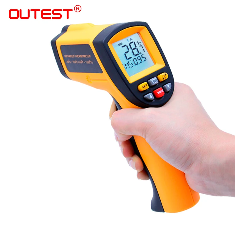 

OUTEST Digital Thermometer Gun Non Contact Infrared Thermometer Temperature Gun ir Thermometer Industrial GM320~GM900900