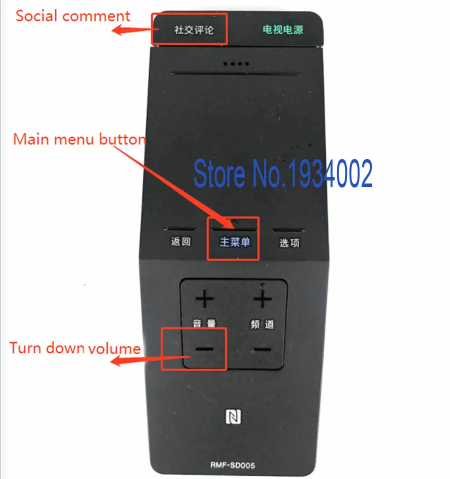 Пульт дистанционного управления RMF-SD005 для SONY W950B W850B W800B 700B сенсорная панель дистанционного управления Smart tv NFC