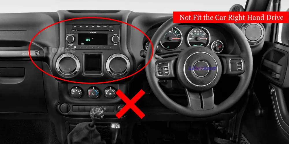 Clearance 10.1" HD 1080P IPS LCD Screen Android 8 Core For Jeep Wrangler 2011~2018 Car Radio BT 3G/4G WIFI AUX USB GPS Navi Multimedia 6