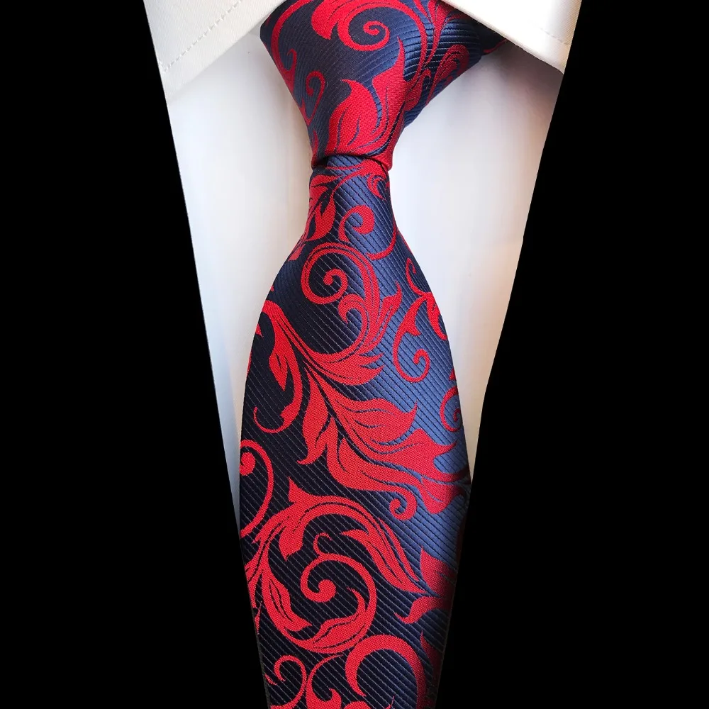 GUSLESON дизайн 8 см жаккардовый шелковый галстук для мужчин бизнес Gravatas нормальный галстук костюм свадебные шеи галстуки одежда аксессуары