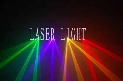 

4 color RGVY DMX sound DJ disco bar laser light