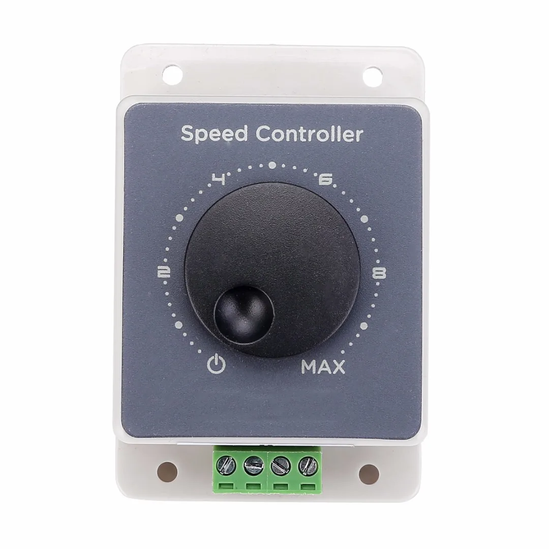 DC Motor Adjustable Speed Controller 20A Motor Speed Regulator Potentiometer with Switch For Electric Machine Parts