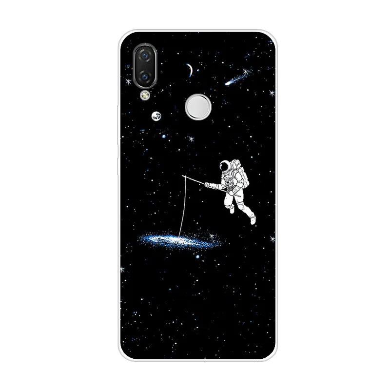 Для huawei Nova 3i Чехол Мягкий ТПУ силиконовый чехол милый кот собака мультфильм Coque для huawei P Smart Plus 6,3 дюймов Nova 3i INE-LX1 чехол - Цвет: 45