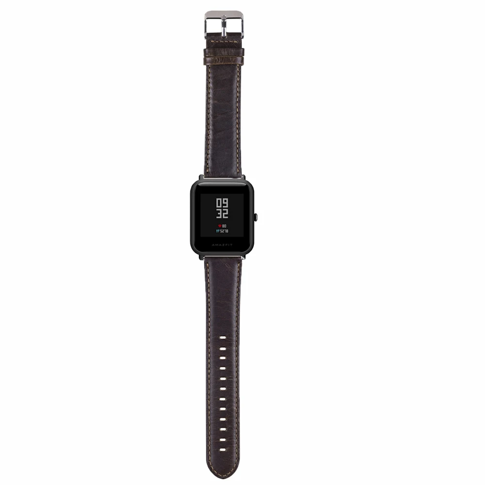 Ремешок для смарт часов Xiaomi Huami Amazfit Bip Lite S U PRO кожаный браслет с пятнами amazfit gts 2 2e