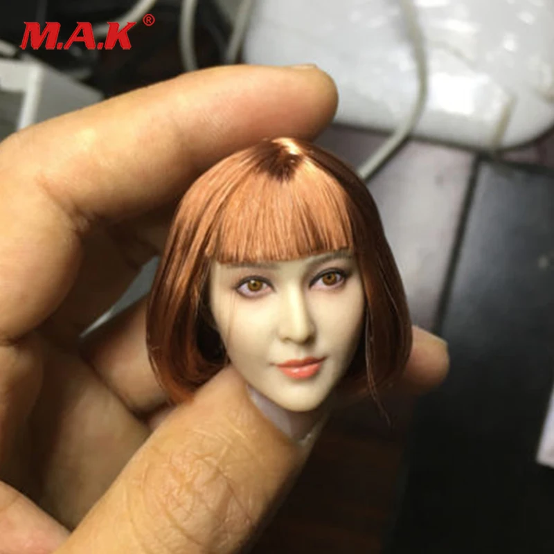 1/6 BingbingFan Blink короткие волосы женская голова Лепка для 1" фигурки коллекционные игрушки подарок
