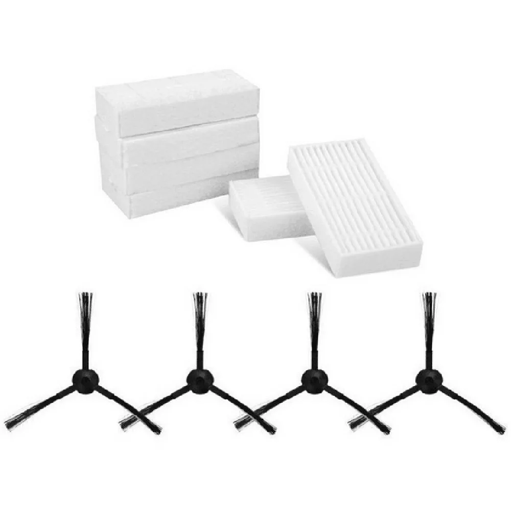 

Professional Robot Vacuum Cleaner Accessories Set for ILIFE V5 V5S Pro X5 4PCS Side Brush + 6PCS Filter