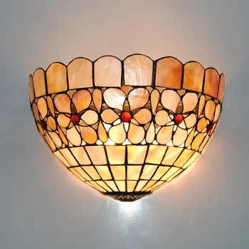 

Tiffany Style Baroque Wall Sconces E26/E27 Bulb Wall Lamp Classic European Stained Glass Wall Light Lighting Fixtures WL273