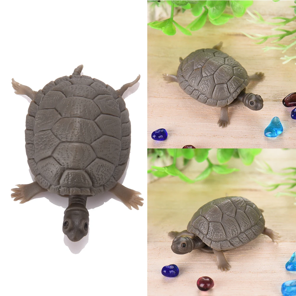 Имитация поддельной черепахи аквариум эмуляционные плавающие пластиковые черепахи для аквариума и светящиеся морские лошади украшения 1 шт