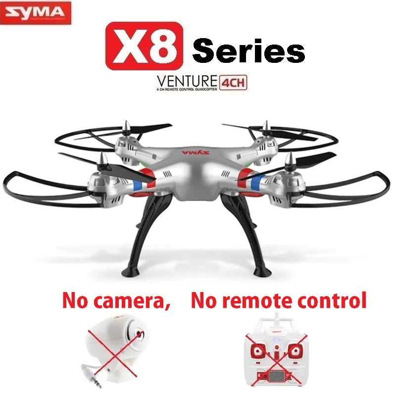 

SYMA X8C X8W X8G X8HW X8HG 2.4G 4CH 6Axis Big Size RC Drone Quadcopter Helicopter Without Camera and Remote Control