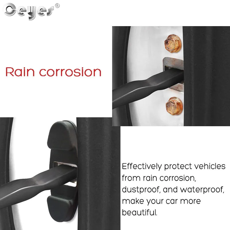 Double convex door limited stopper cover for HONDA (5)