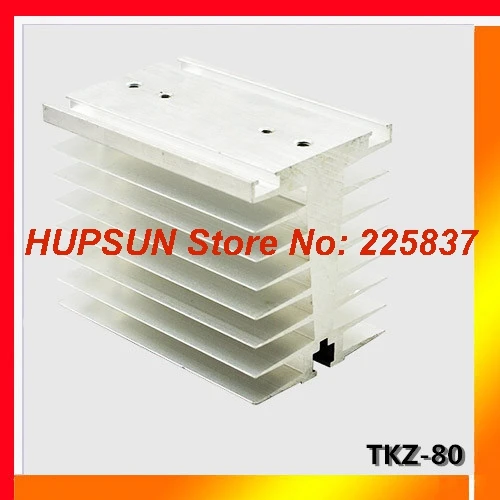 

TKZ-80 80*70*80mm T / I type aluminum relay heat sink radiator for 20 -80A single phase SSR solid state relay heatsink