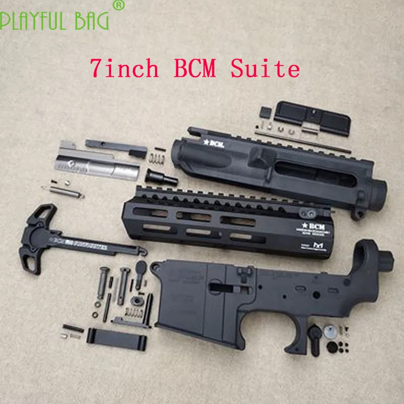 US $75.05 Outdoor CS BCM Suite toy water bullet gun refit Nylon TTM Case BCM Engraved Fishbone Case Upgrade Material Accessories OJ46