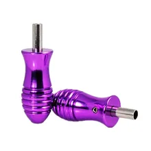 1 шт. 25 мм машинка для нанесения татуировки фиолетовая рыба легкие ручки для татуировки держатель-зарядка для прибора