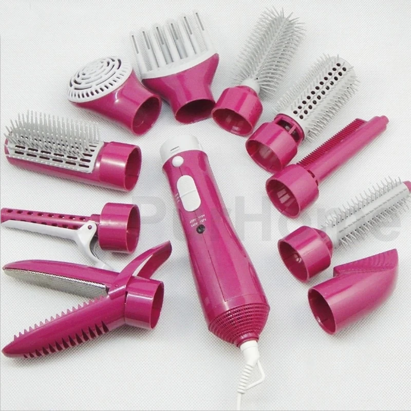 10in1 Multifunction Hair Dryer Styling Tools Set Professional Electric Hair Dryer Blow Hairdryer Styler Brush Comb Straightener (3)