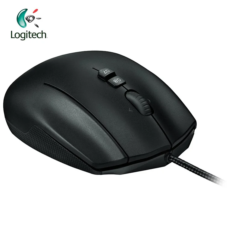 Проводная игровая мышь Logitech G600 MMO для ноутбука геймерская с разрешением 8200DPI